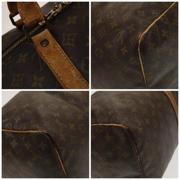 LOUIS VUITTON Monogram Keepall 55 Boston Bag - Picture 12 of 16
